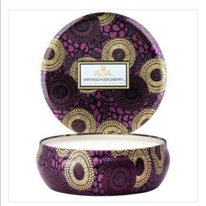 Voluspa Santiago Huckleberry 3 Wick Tin Candle